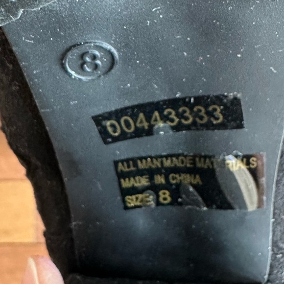 Wild Diva Vivian Block Heel Lug Platform Black Lace-Up Boots with Zip Up Sides - Picture 9 of 10